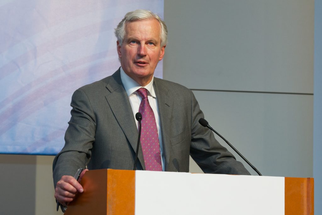 Michel barnier au congrès des notaires d'europe